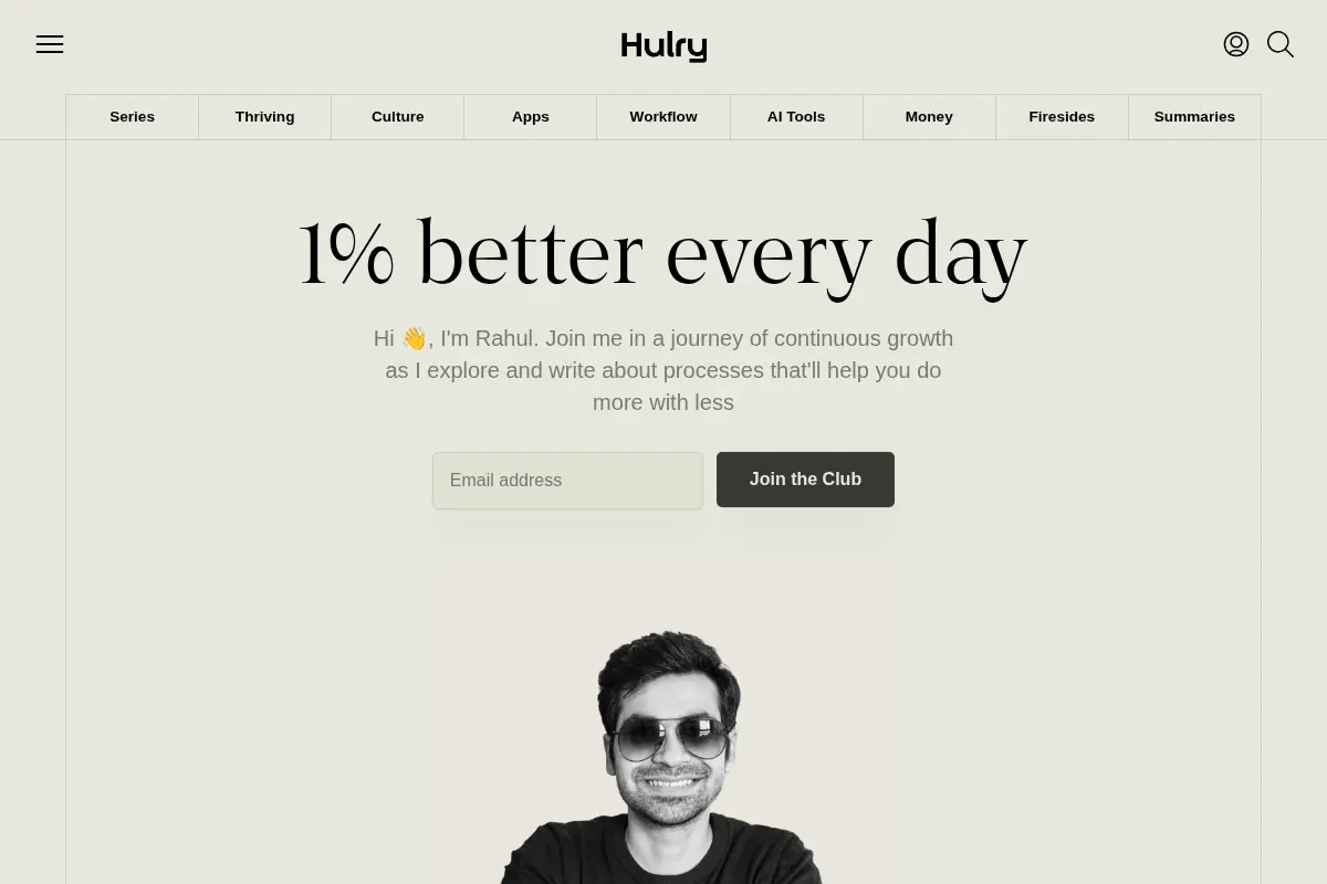 Hulry — Be 1% Better Every Day
