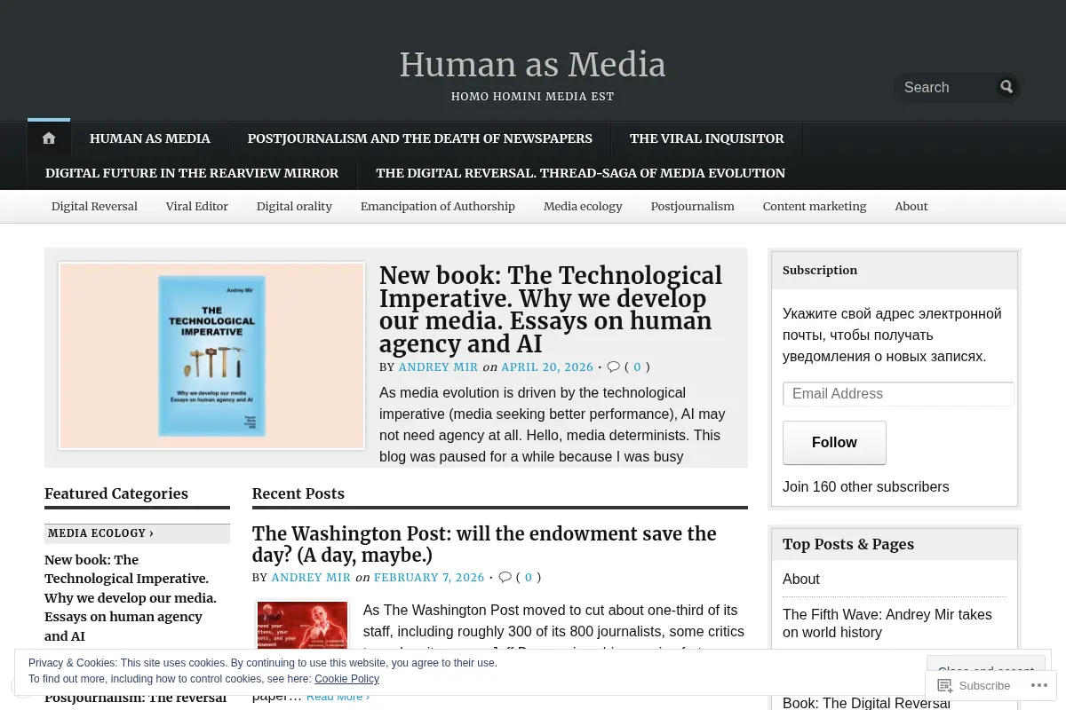 Human as Media – Homo homini media est