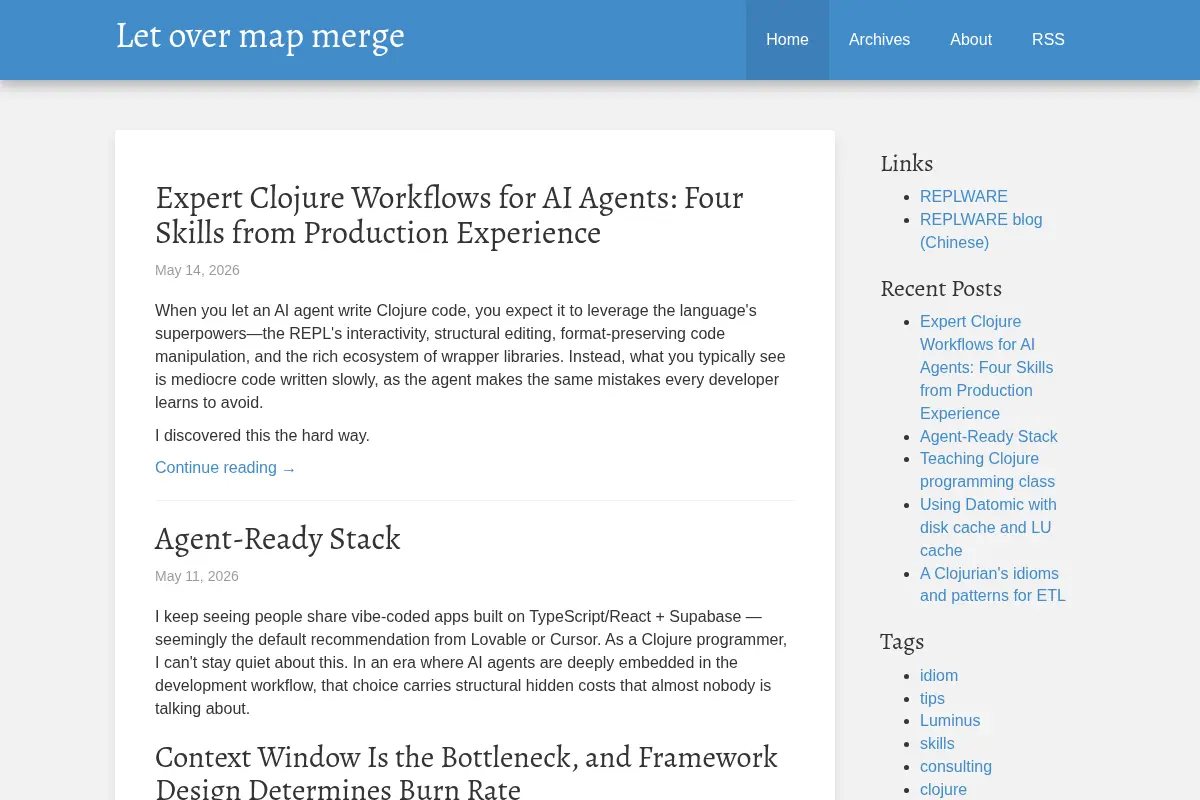 Let over map merge