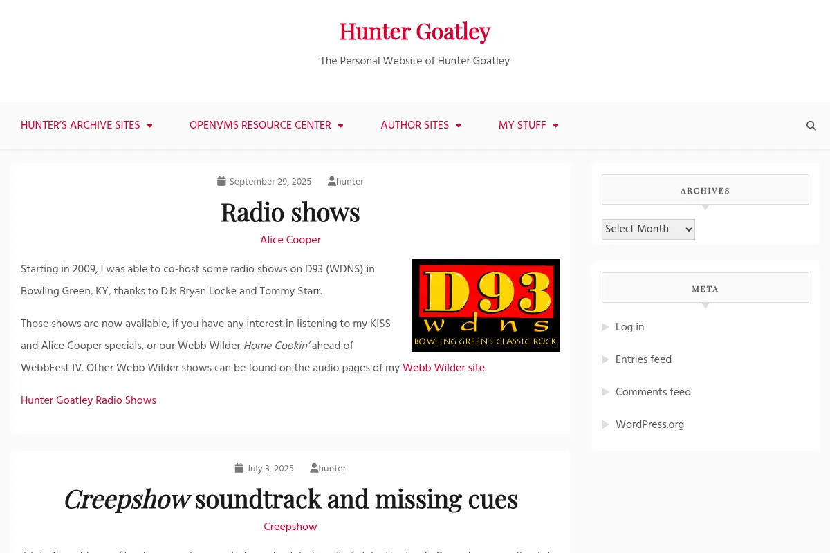Hunter Goatley