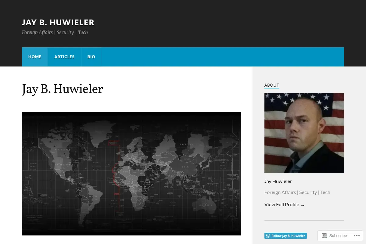 Jay B. Huwieler – Foreign Affairs | Security | Tech