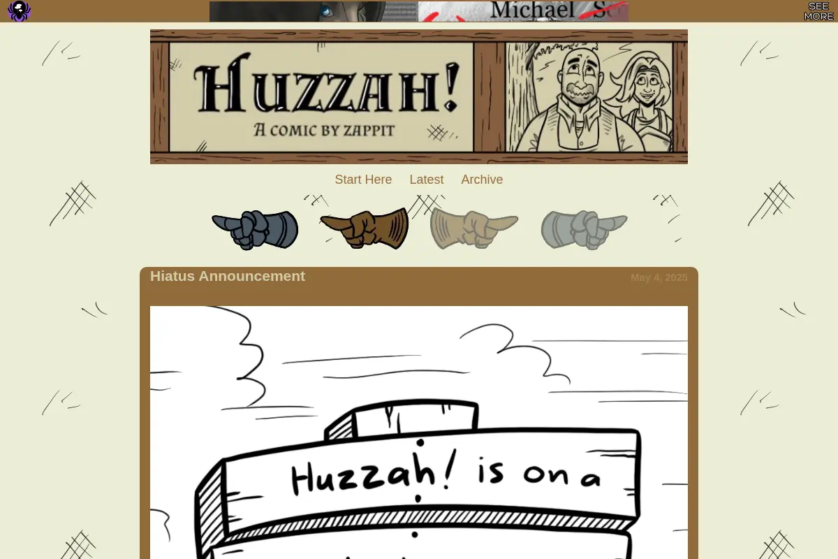 Huzzah!
