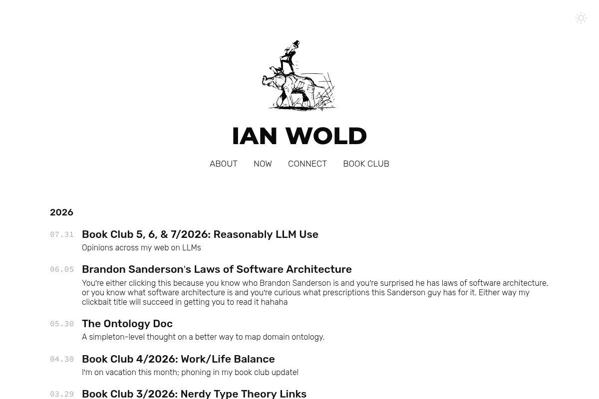 Ian Wold | Software Engineer, Architect, and Team Leader