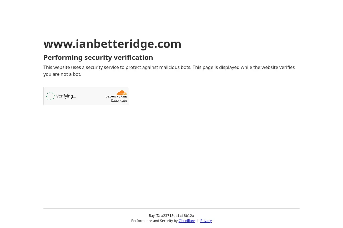 Ian Betteridge