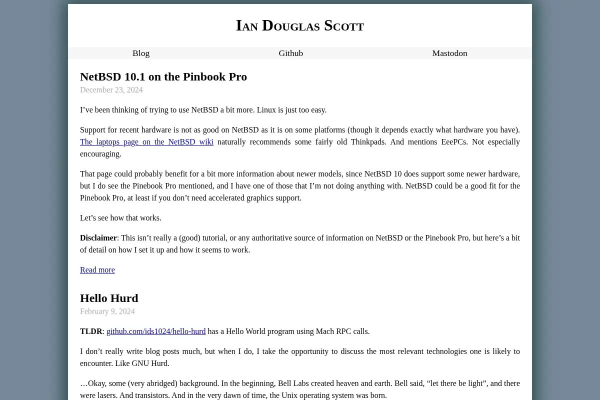 Ian Douglas Scott