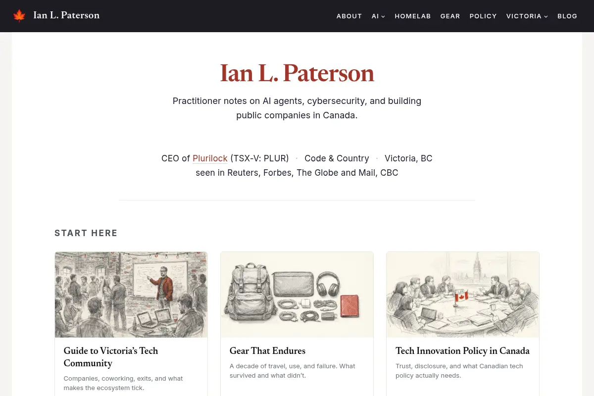 Ian L. Paterson: Cybersecurity CEO, Investor & Writer
