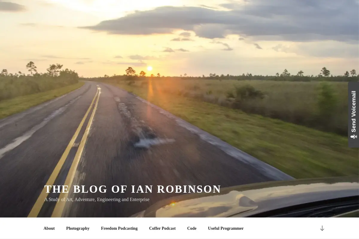 The Blog of Ian Robinson