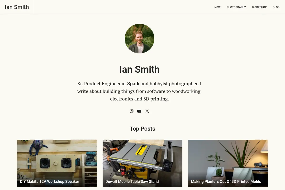 Ian Smith – Software Development, Electronics, and 3D Printing
