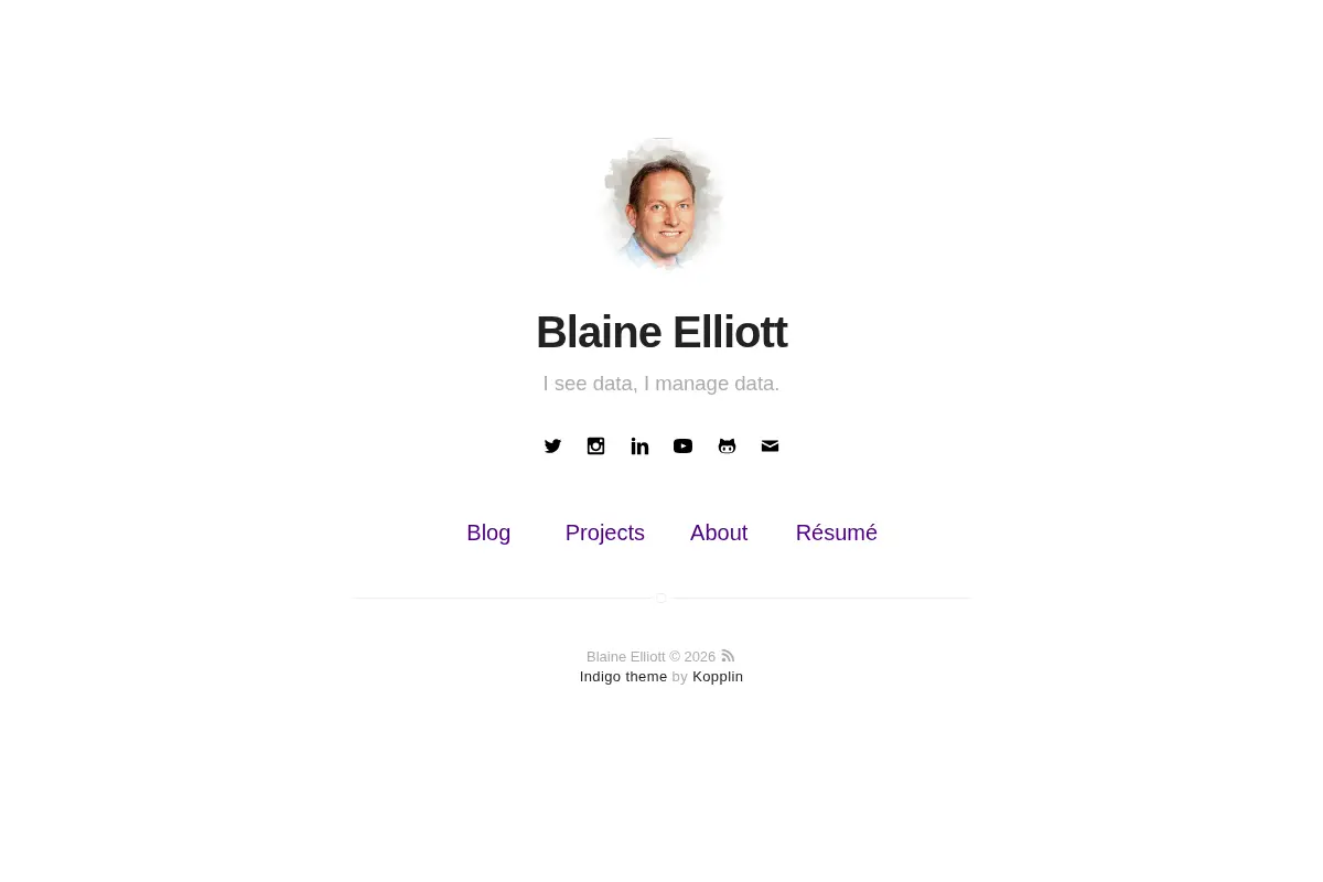 Home | Blaine Elliott