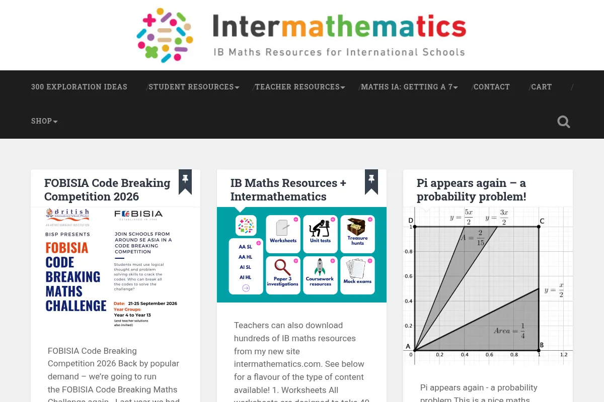 IB Maths Resources