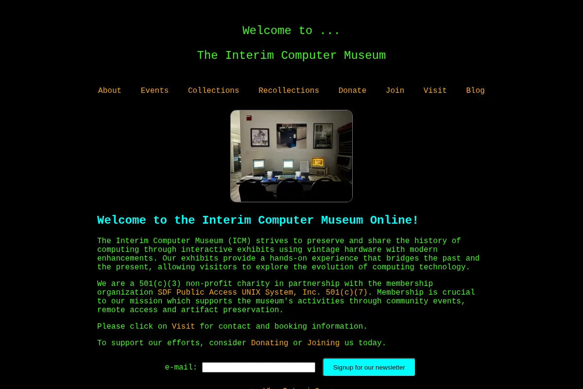 The Interim Computer Museum
