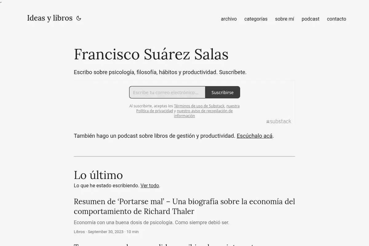 Ideas y libros