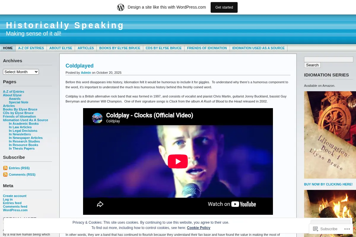 Historically Speaking