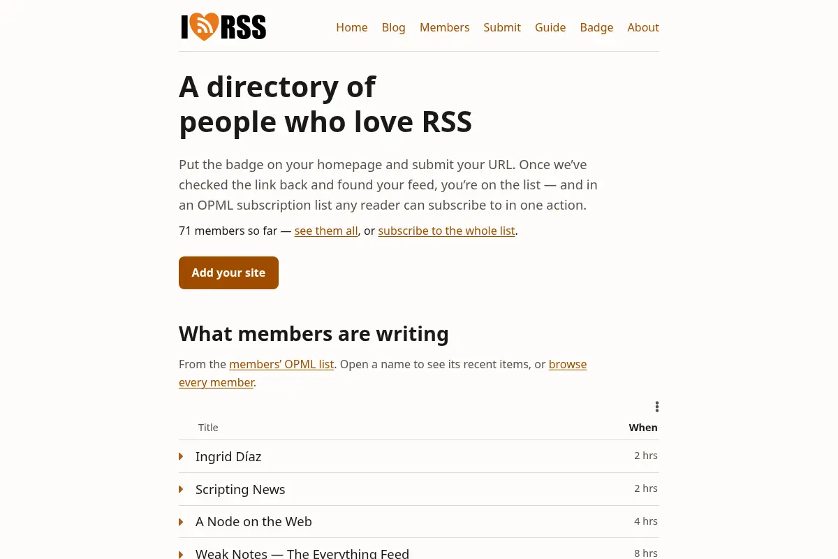 I ♥ RSS