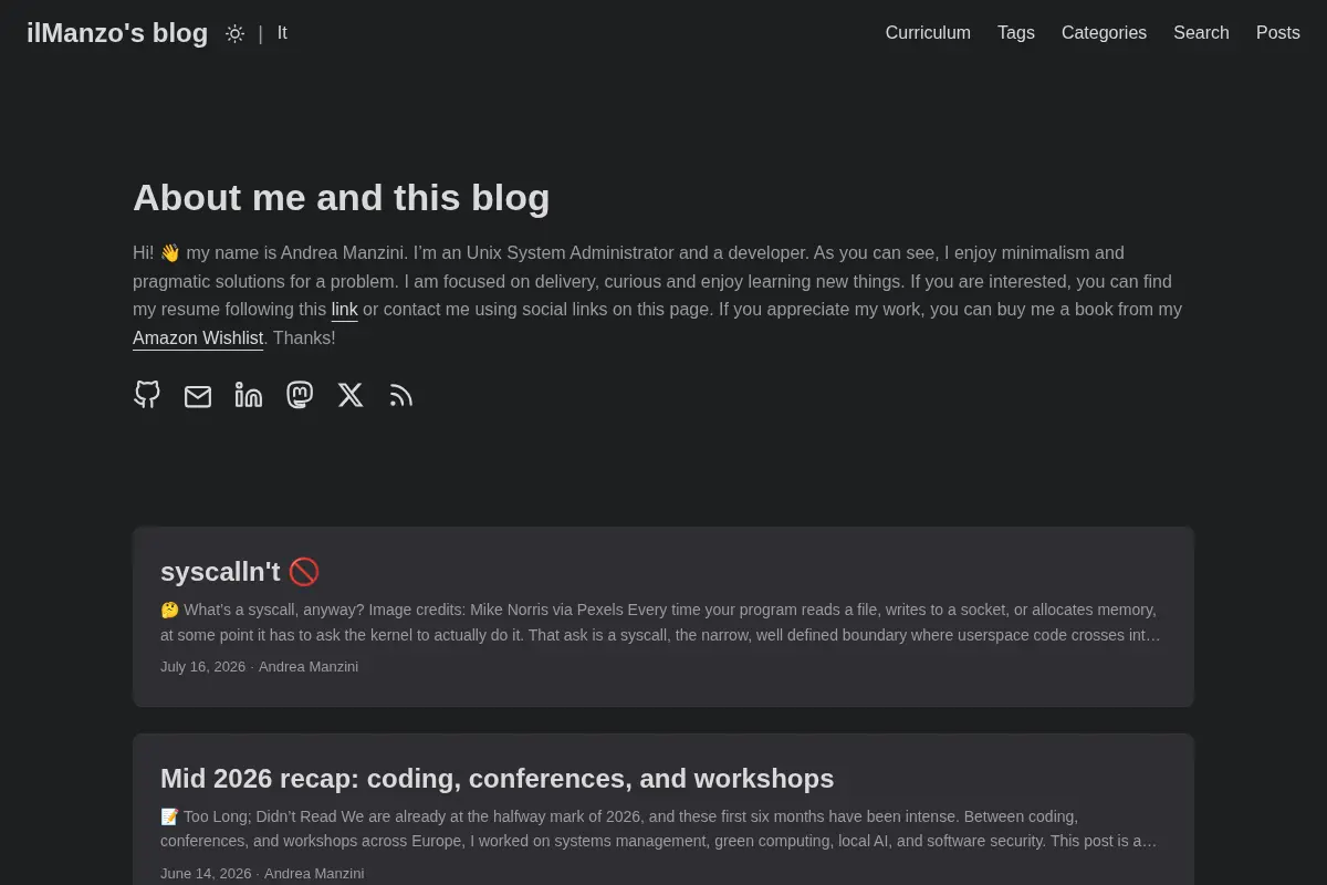 ilManzo's blog