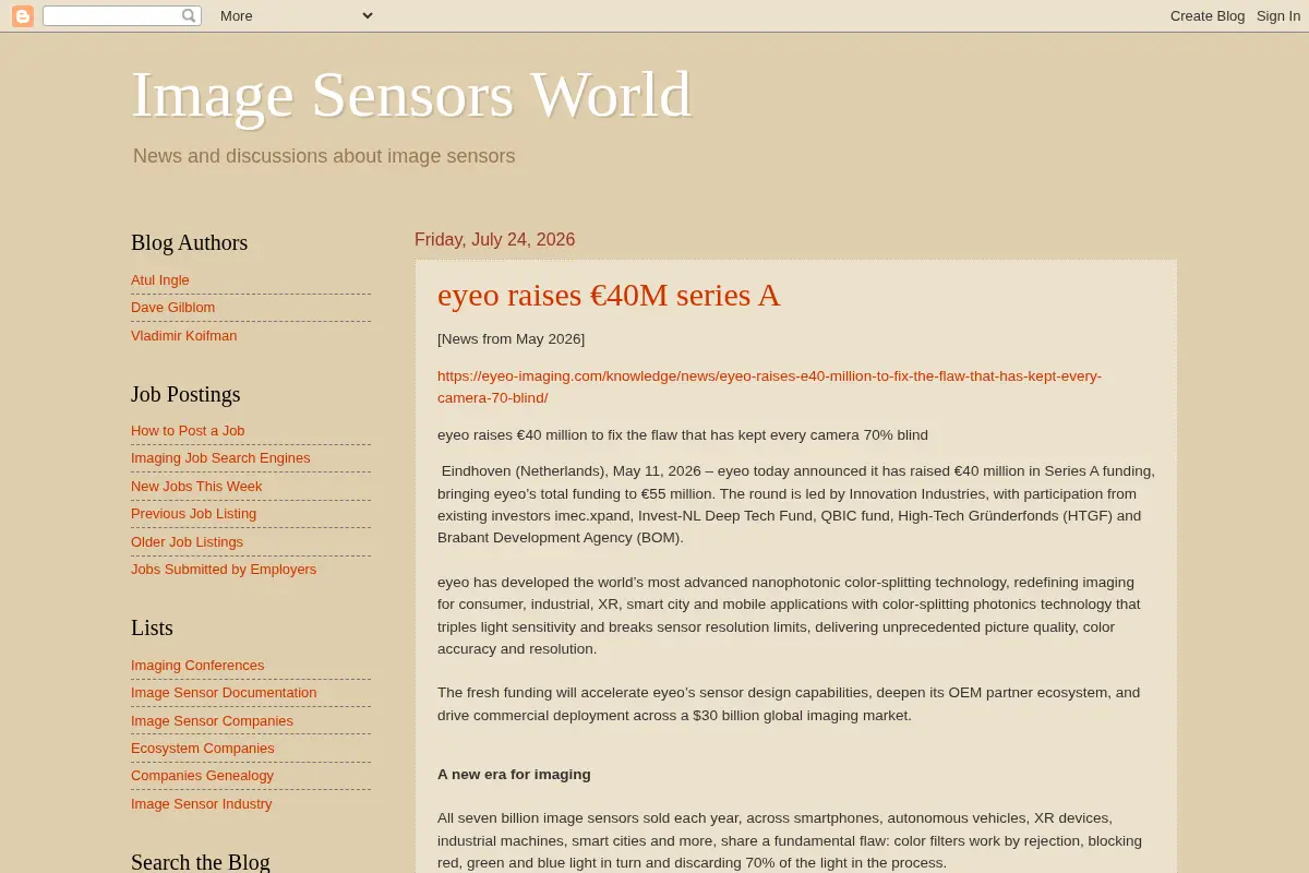 Image Sensors World