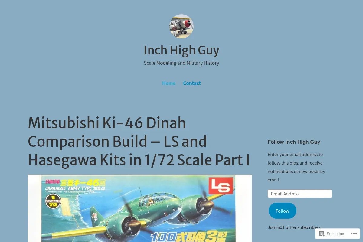 Inch High Guy – Scale Modeling and Military History