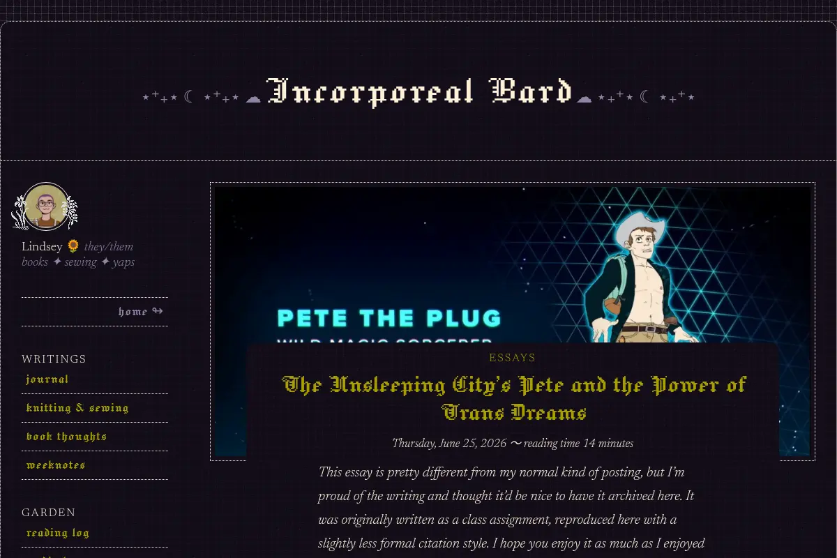 incorporeal bard