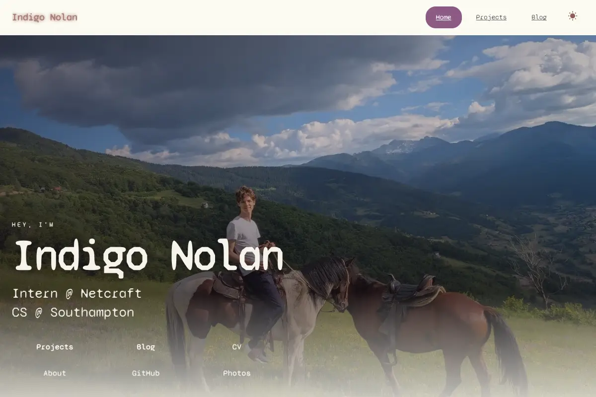 Indigo Nolan - Building Web Apps, Games & Tools
