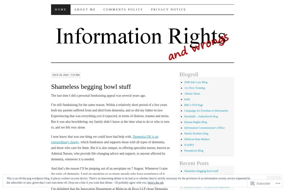 Information Rights and Wrongs