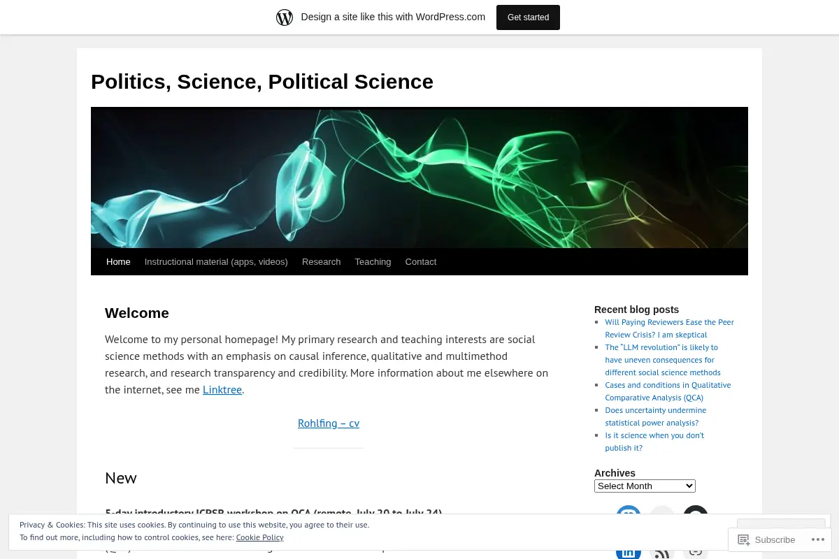 Politics, Science, Political Science