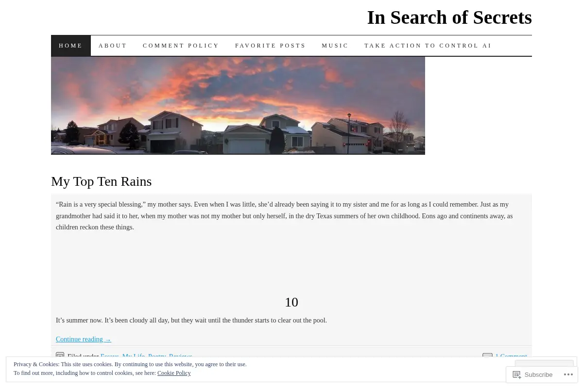 In Search of Secrets