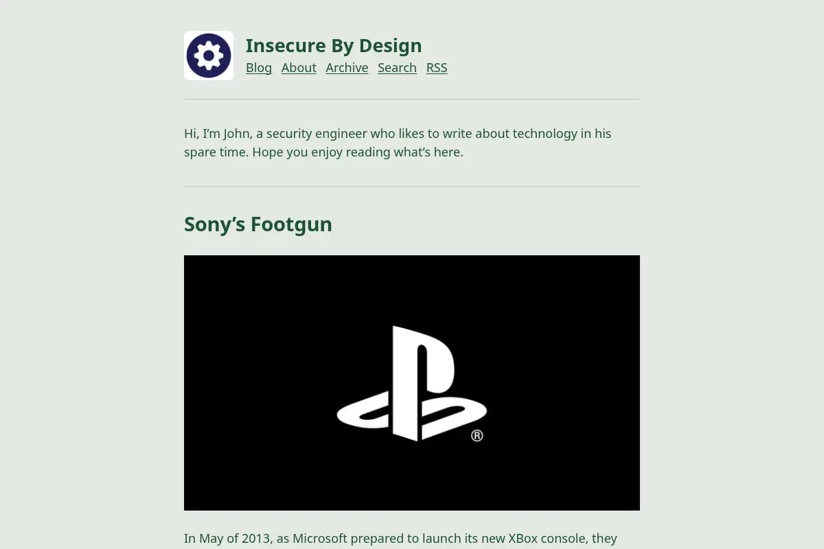 Insecure By Design