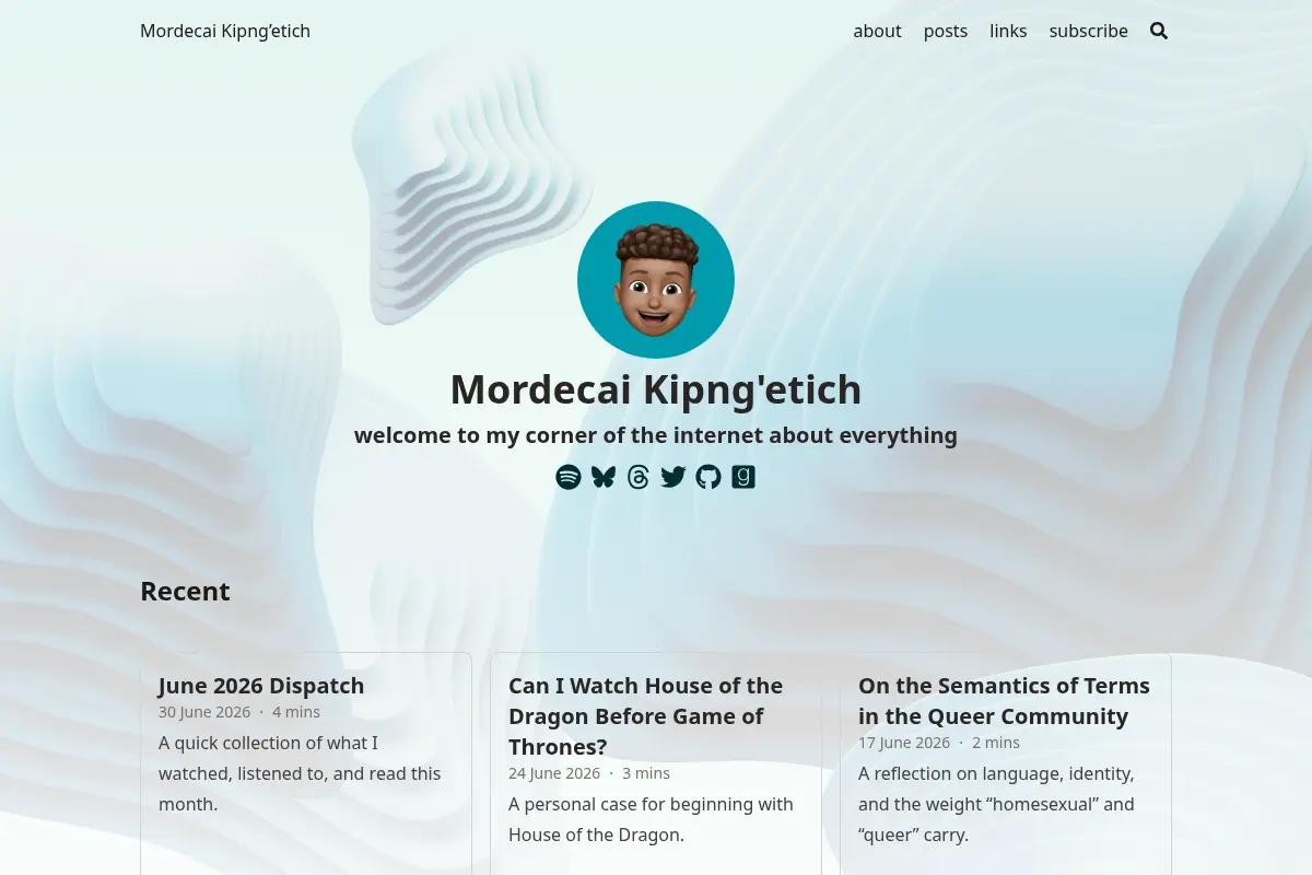 Mordecai Kipng'etich