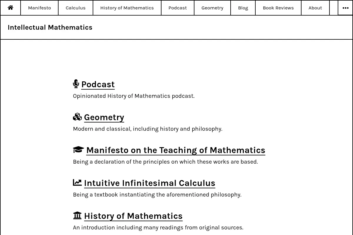 Intellectual Mathematics