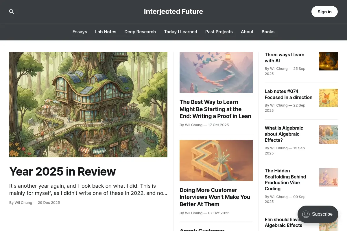 Interjected Future