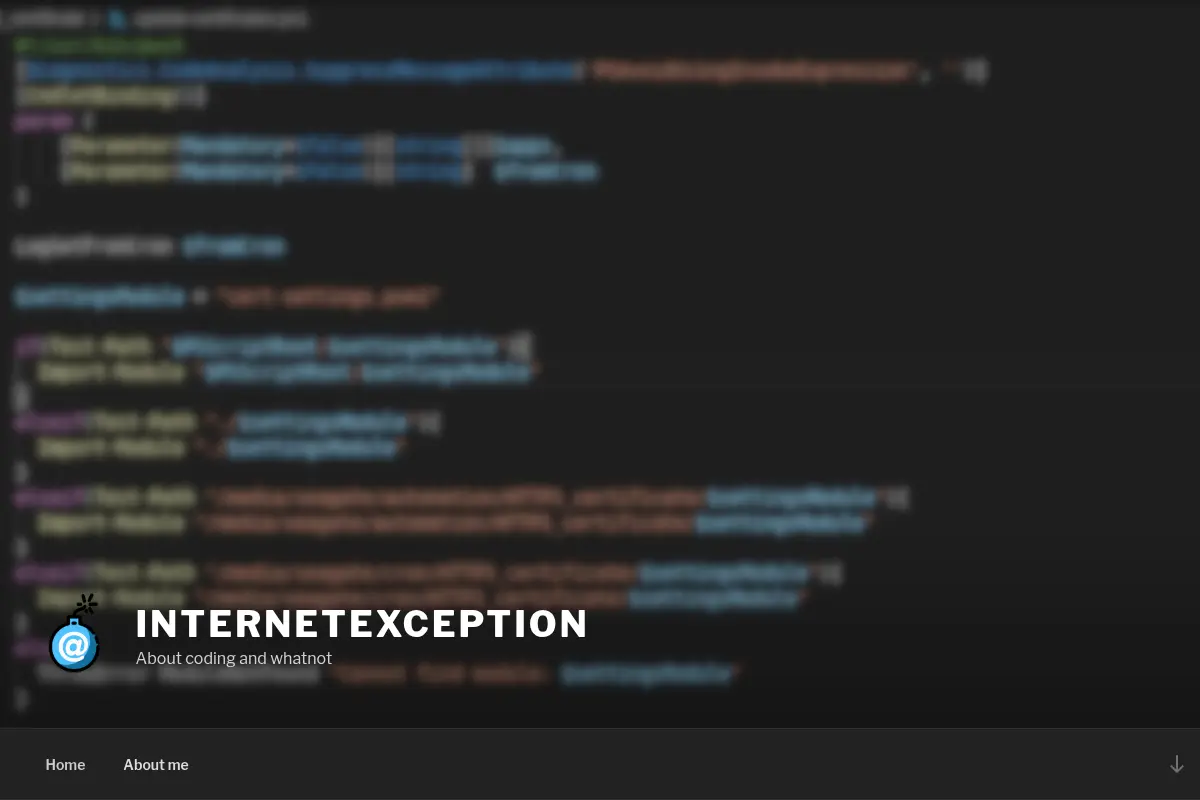 InternetException