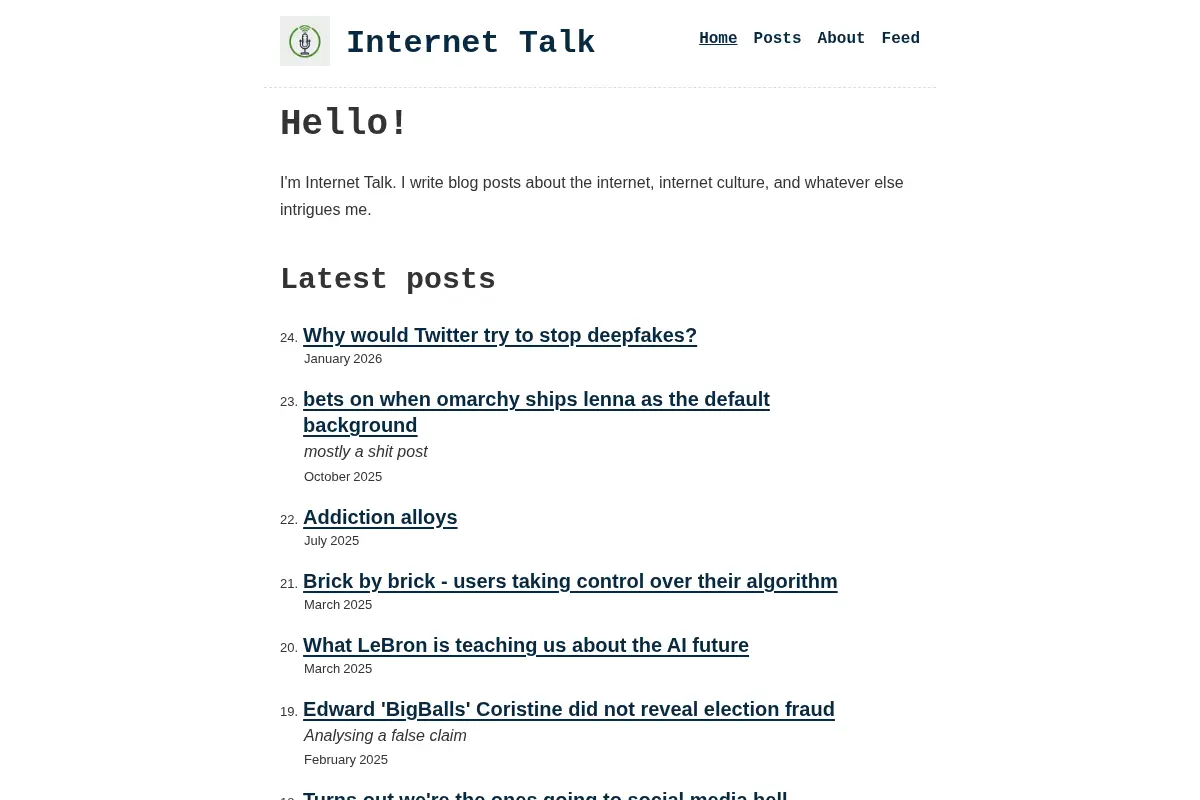 Internet Talk