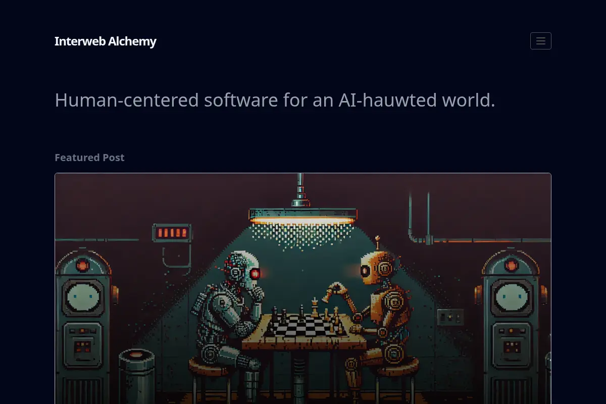 Interweb Alchemy