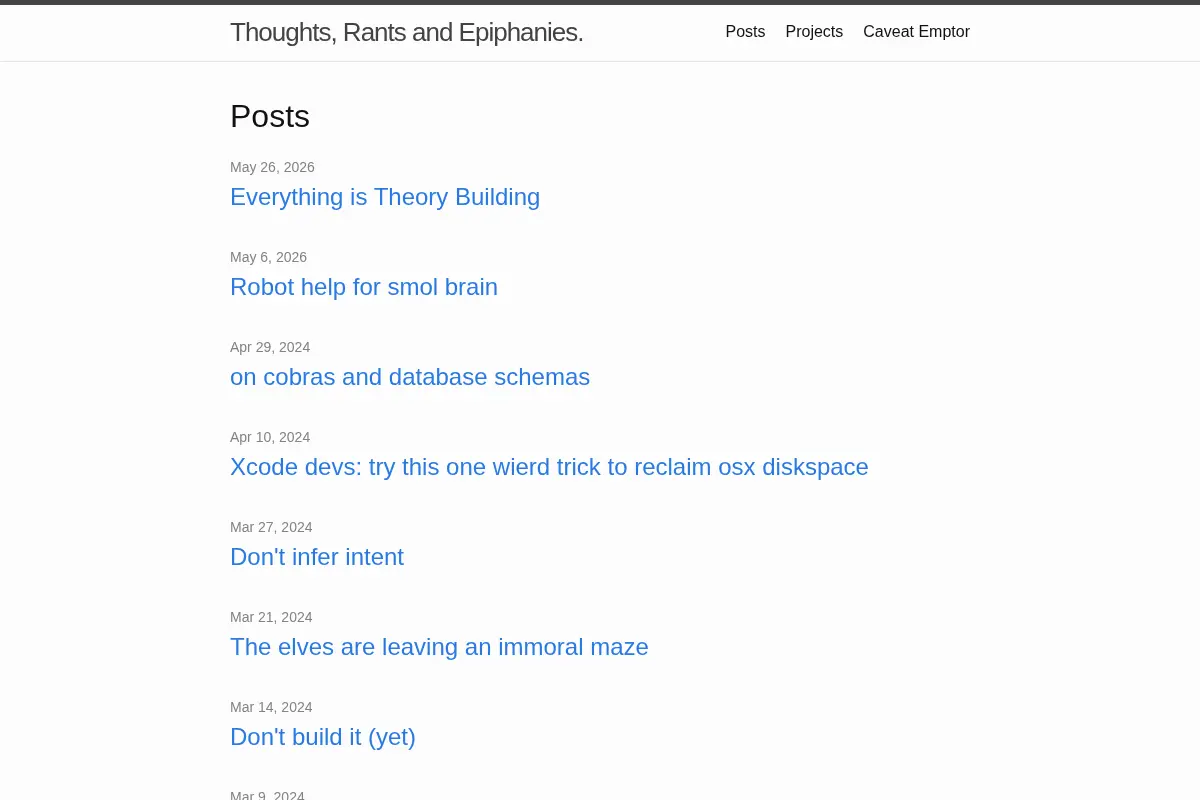 Intuitably – Thoughts, Rants and Epiphanies