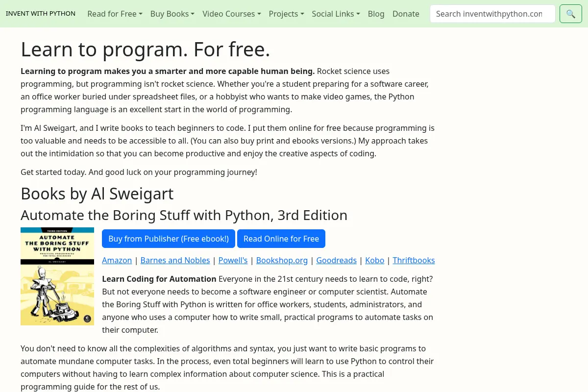 Invent with Python