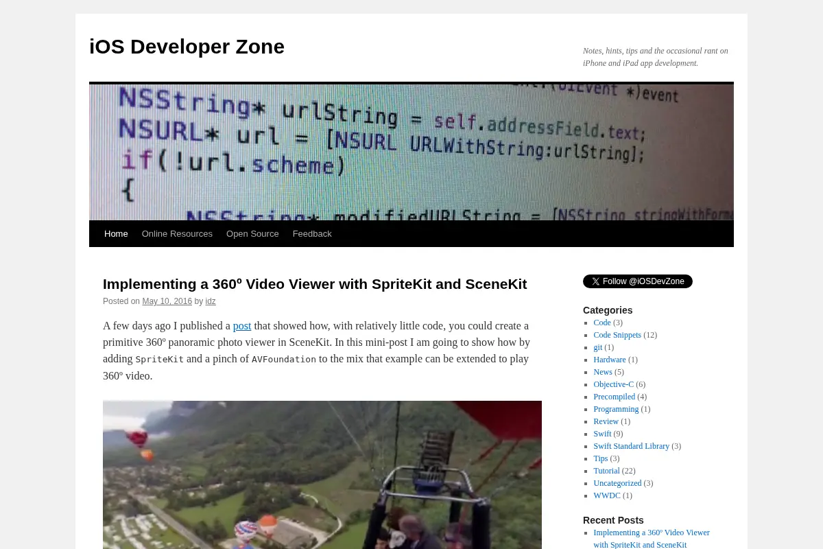 iOS Developer Zone