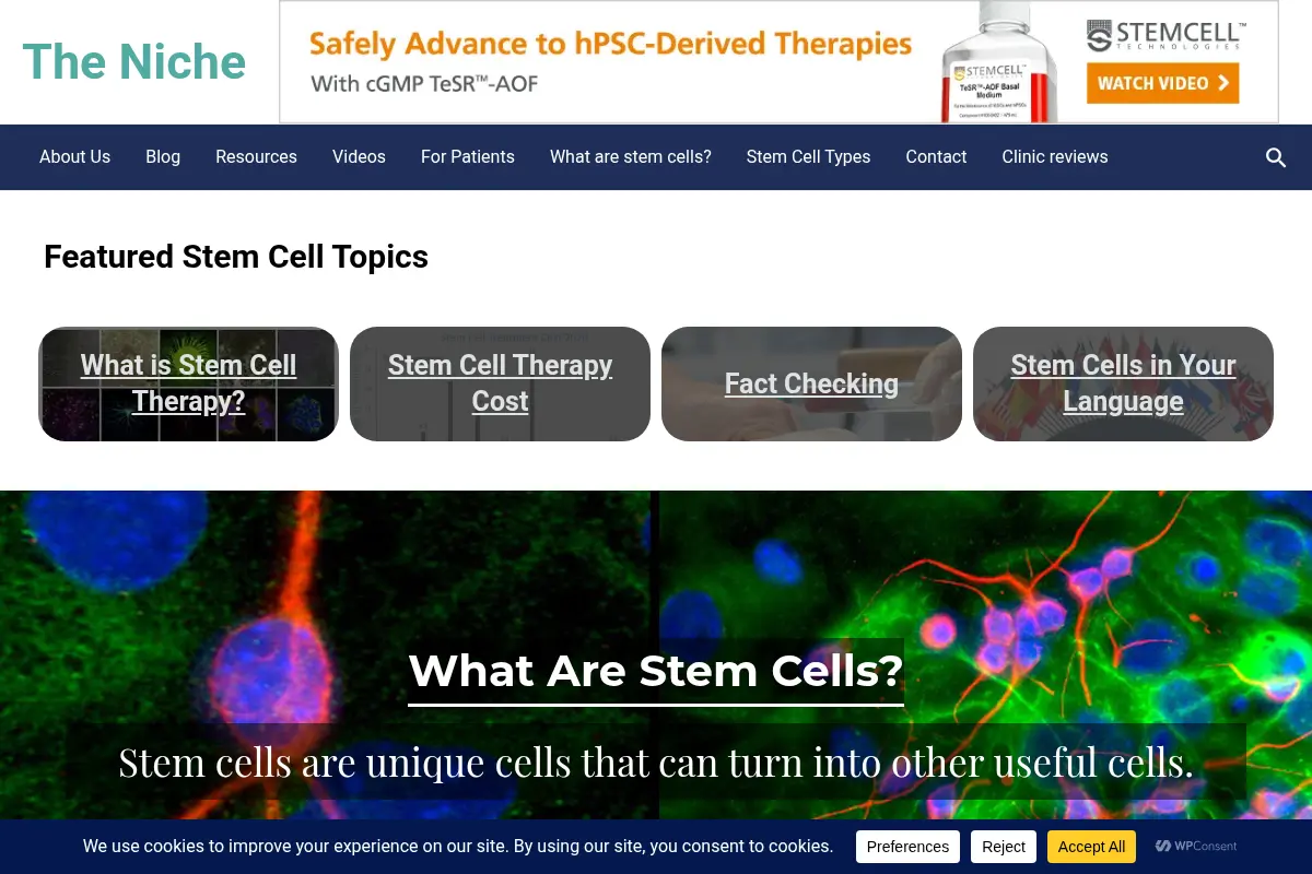The Niche - Paul Knoepfler's Stem Cell Blog