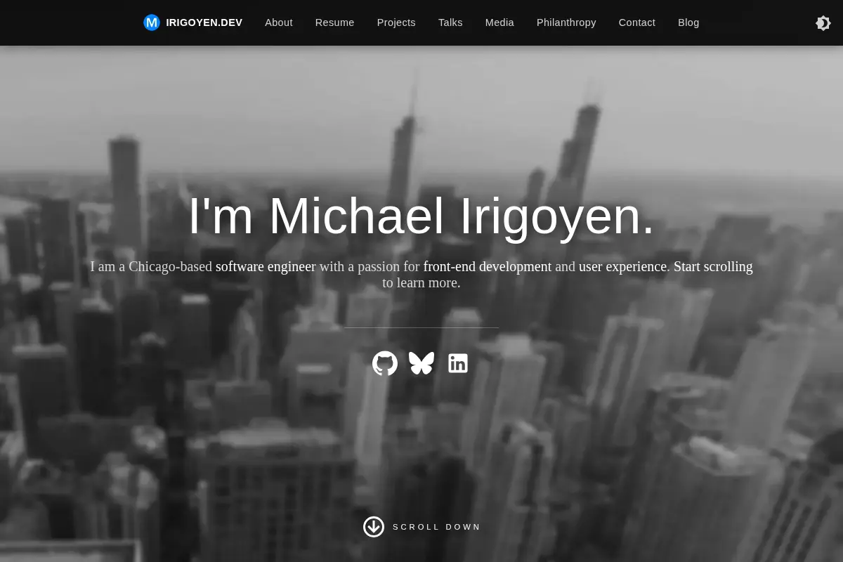 Michael Irigoyen - Front-End Software Engineer