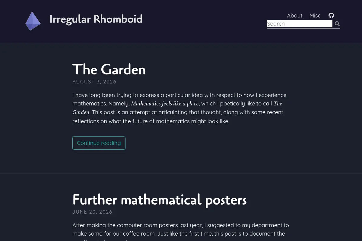 Irregular Rhomboid