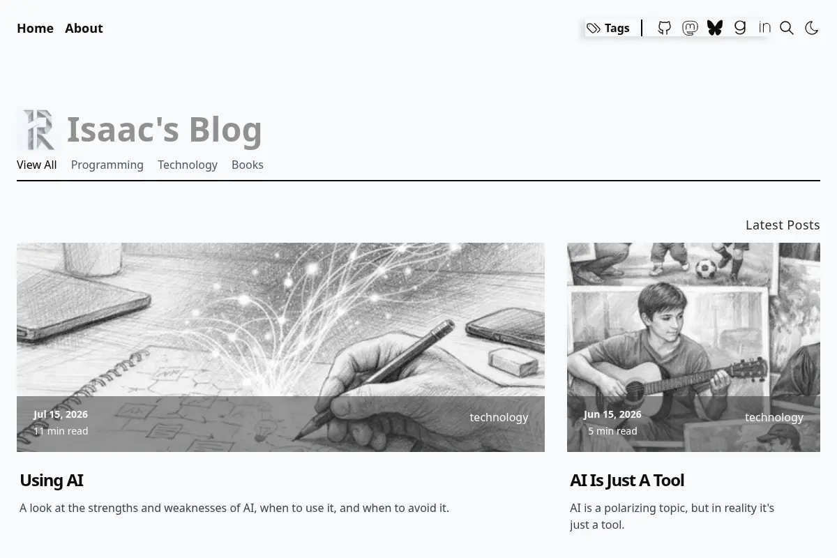 Isaac's Personal Blog