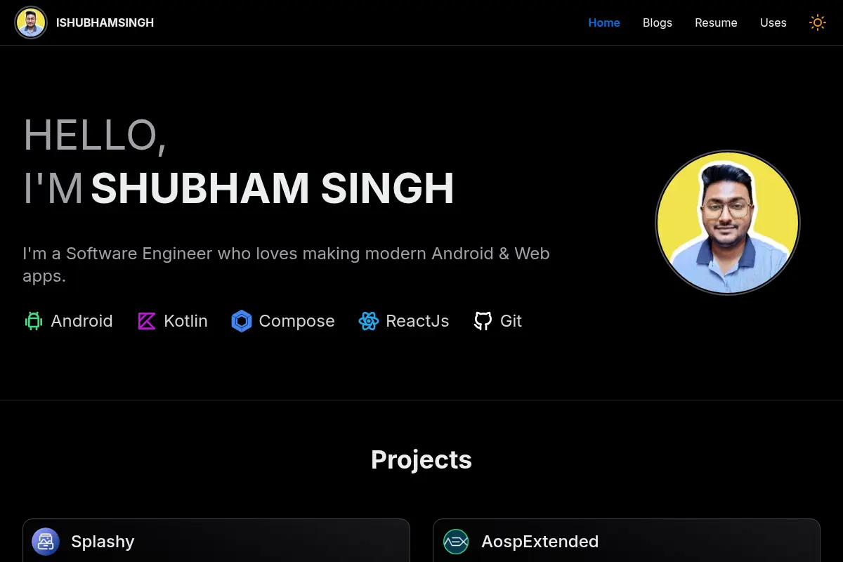 Shubham Singh - Software Engineer