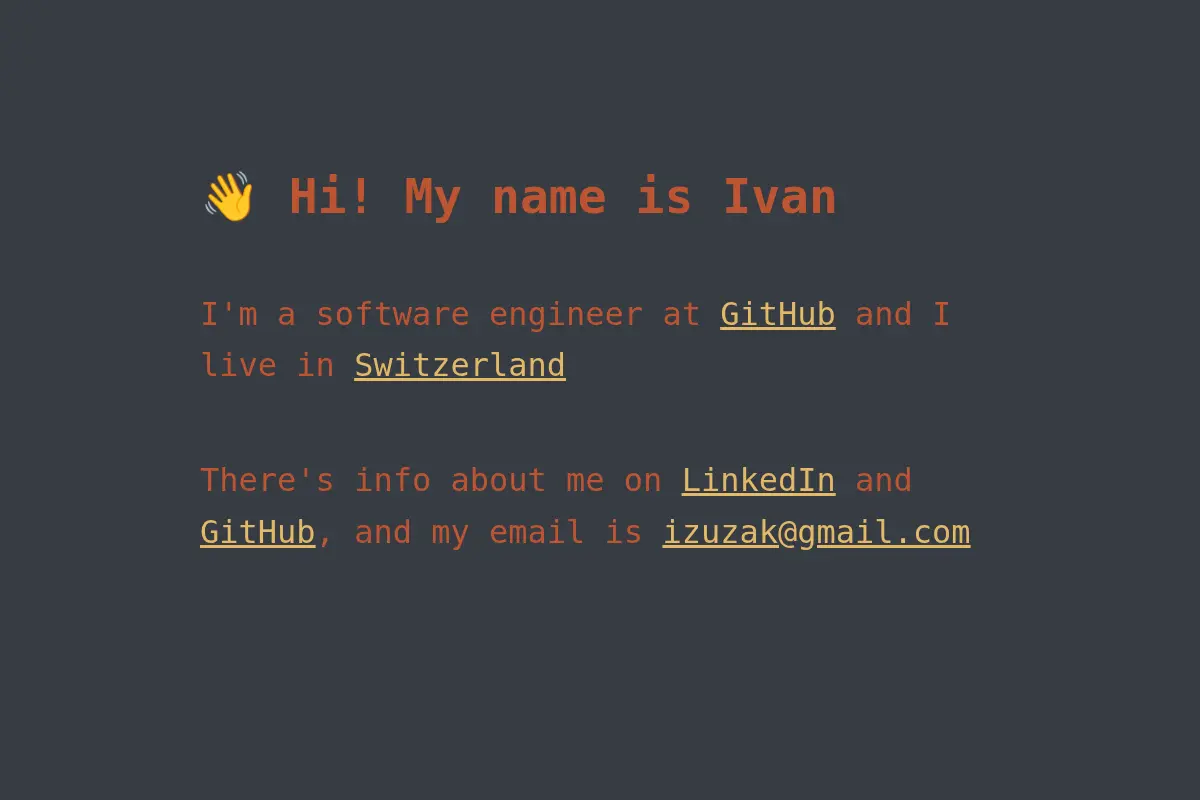 Ivan Zuzak's homepage