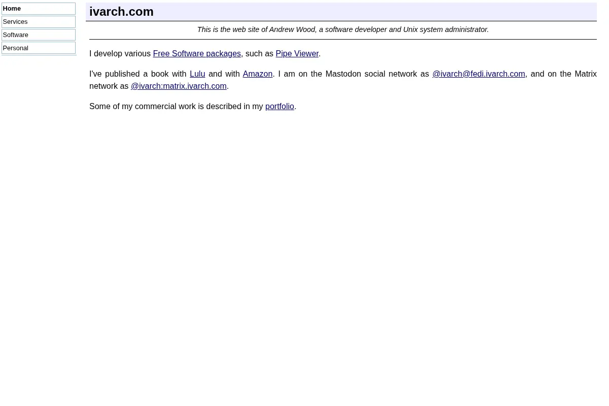 Andrew Wood's Site