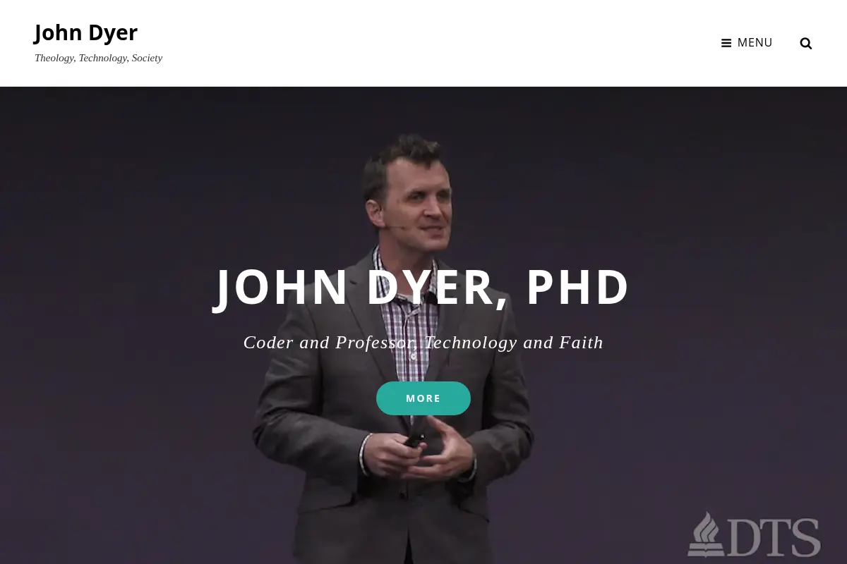 John Dyer - Theology, Technology, Society