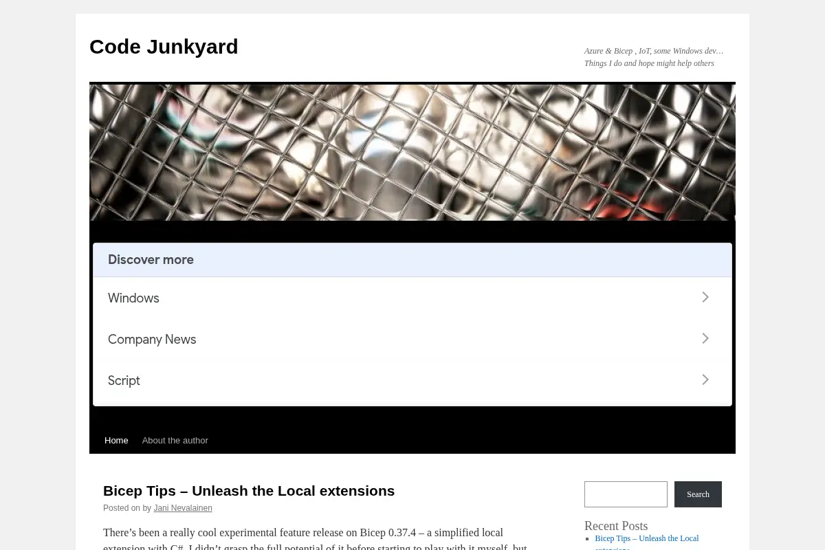 Code Junkyard