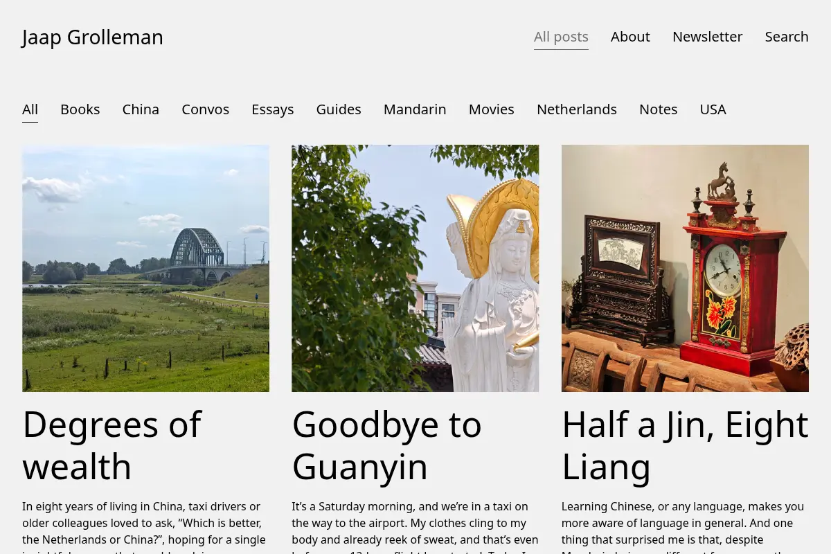 Jaap Grolleman - From Hattem to Shanghai and back again