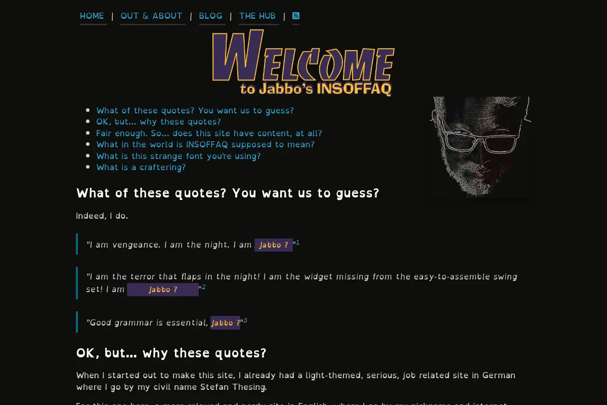 Jabbo's INSOFFAQ