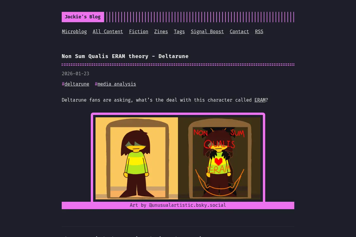 Jackie's Blog