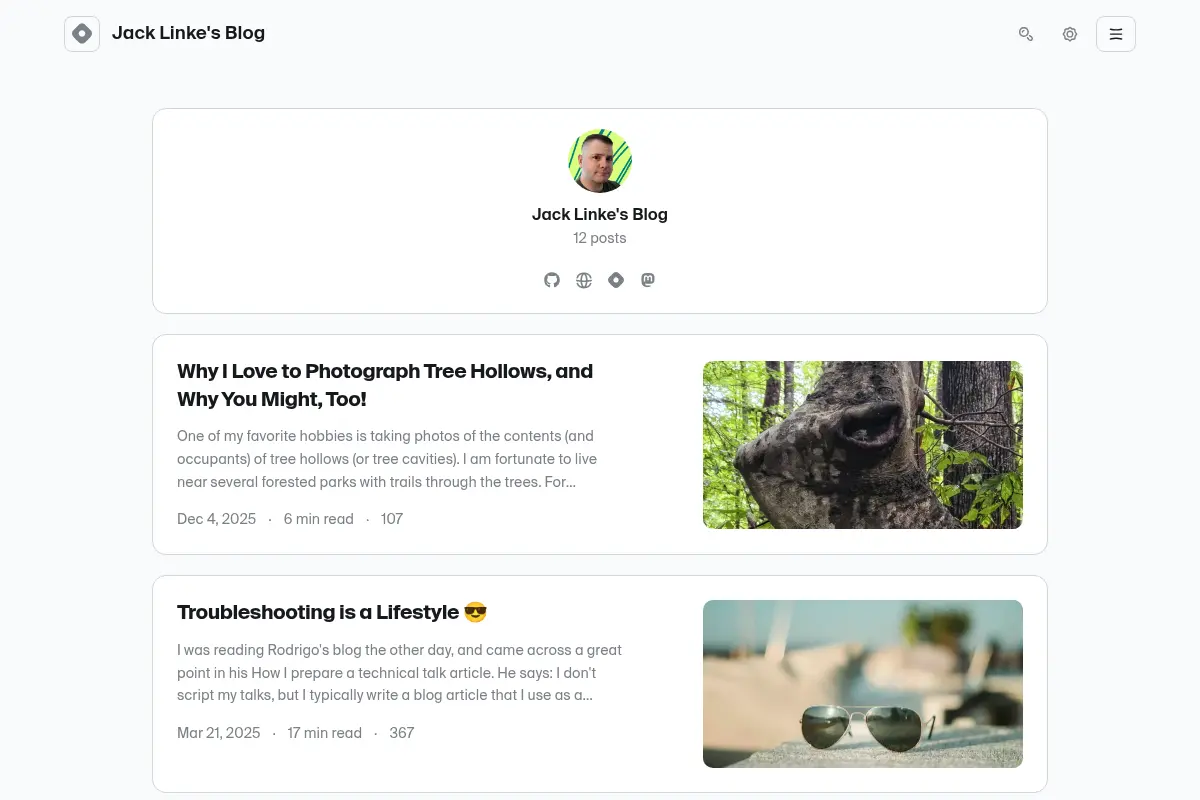 Jack Linke's Blog