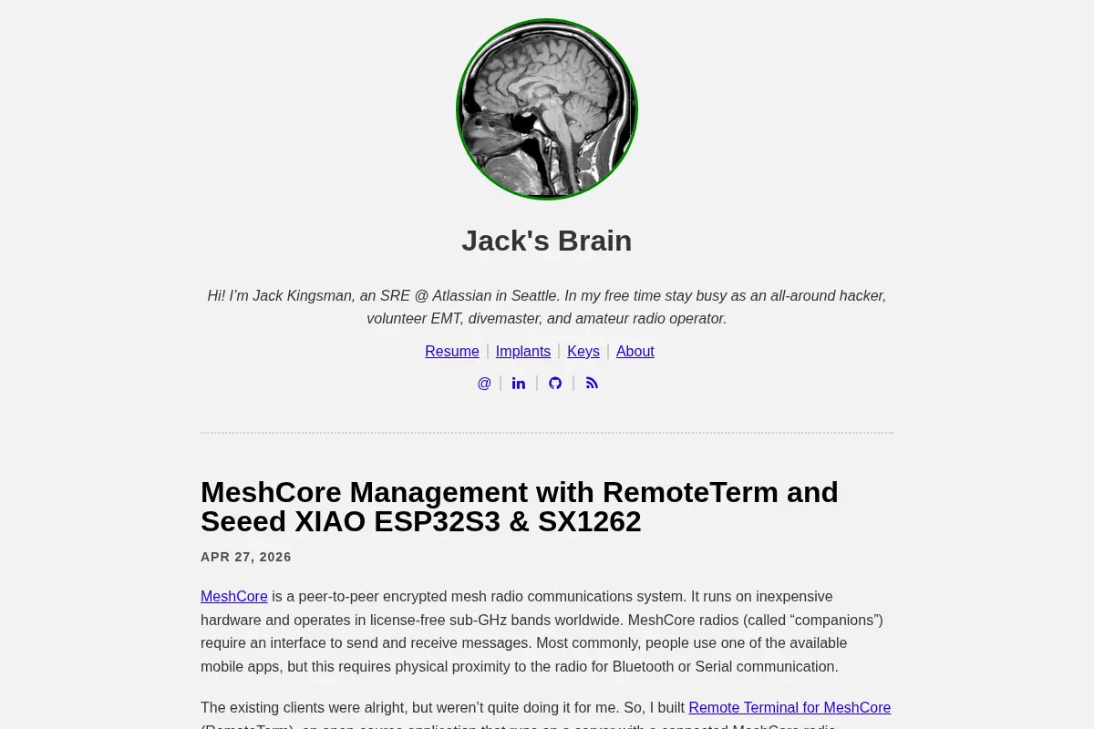 Jack's Brain